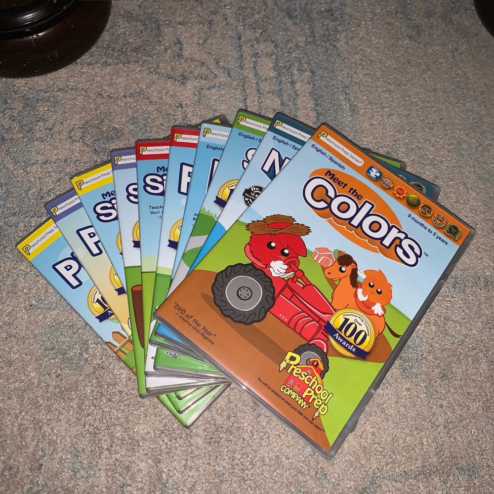 Preschool Prep 10 DVD Set